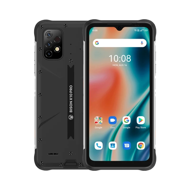 

2021 Hot Sell UMIDIGI BISON X10 Pro 4G Android Rugged Phone, 4GB+128GB 6150mAh 6.53 inch Android 11 Support NFC Smartphone