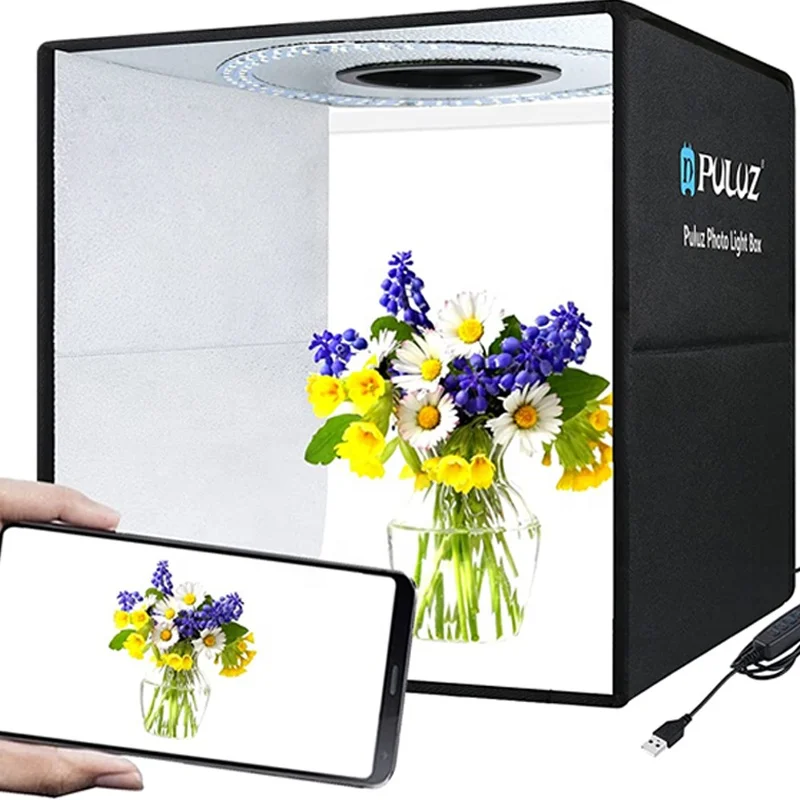 

2023 New Arrivals Photo Box PULUZ 40cm USB Soft Box Lighting Kit Portable Photo Studio Photo Light Box for Lightbox Photography