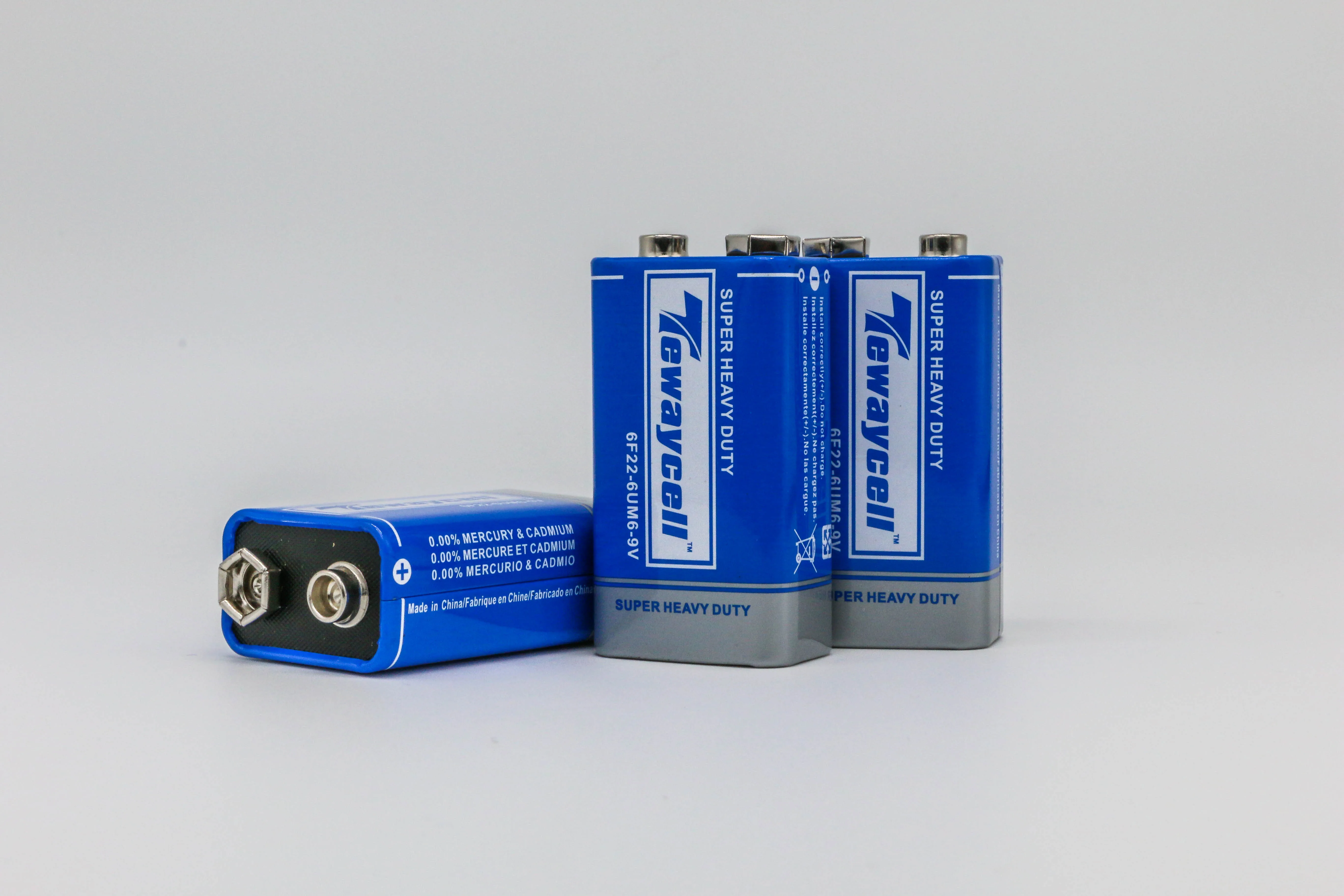 
customized hot selling 250mAh 6F22 9v UM1 carbon zinc dry battery 