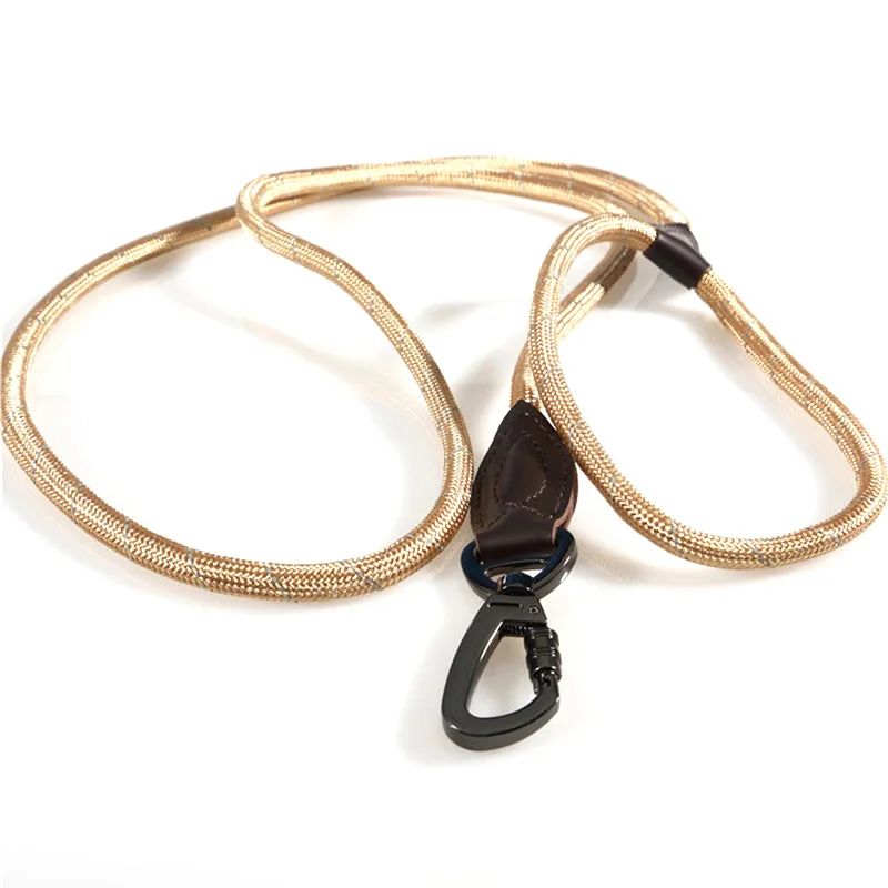 

The new pet dog can customize the circular walking dog traction rope, Apricot
