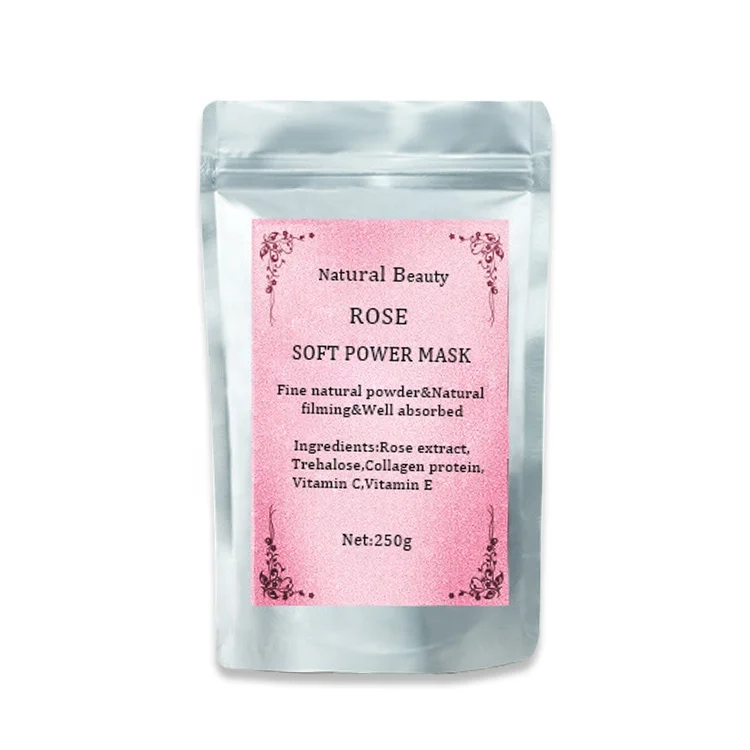 
Peel Off Pearl Korea Facial Brightening Rose Powder Face Mask 