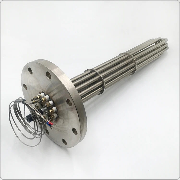 3phase Heating Element 15kw Ss304 Electric Heater With Flange