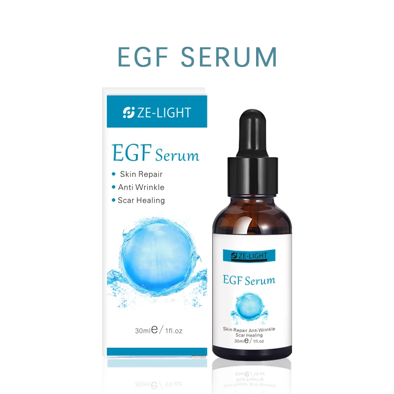 

Ze Light Private Label Korea EGF Serum Skin Care Organic EGF Skin Facial Serum Whitening Moisturizing EGF Repairing Serum