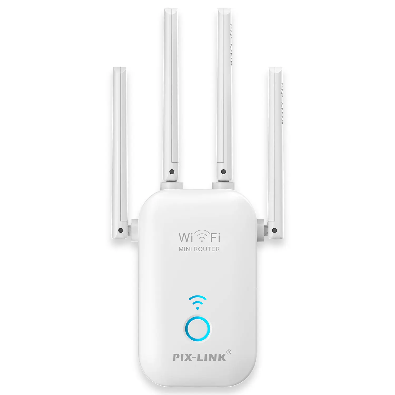 

PIX-LINK Latest Wifi 1200mbps Wireless-ac Outdoor 1km Wireless Repeater Dual-band Router, White and black