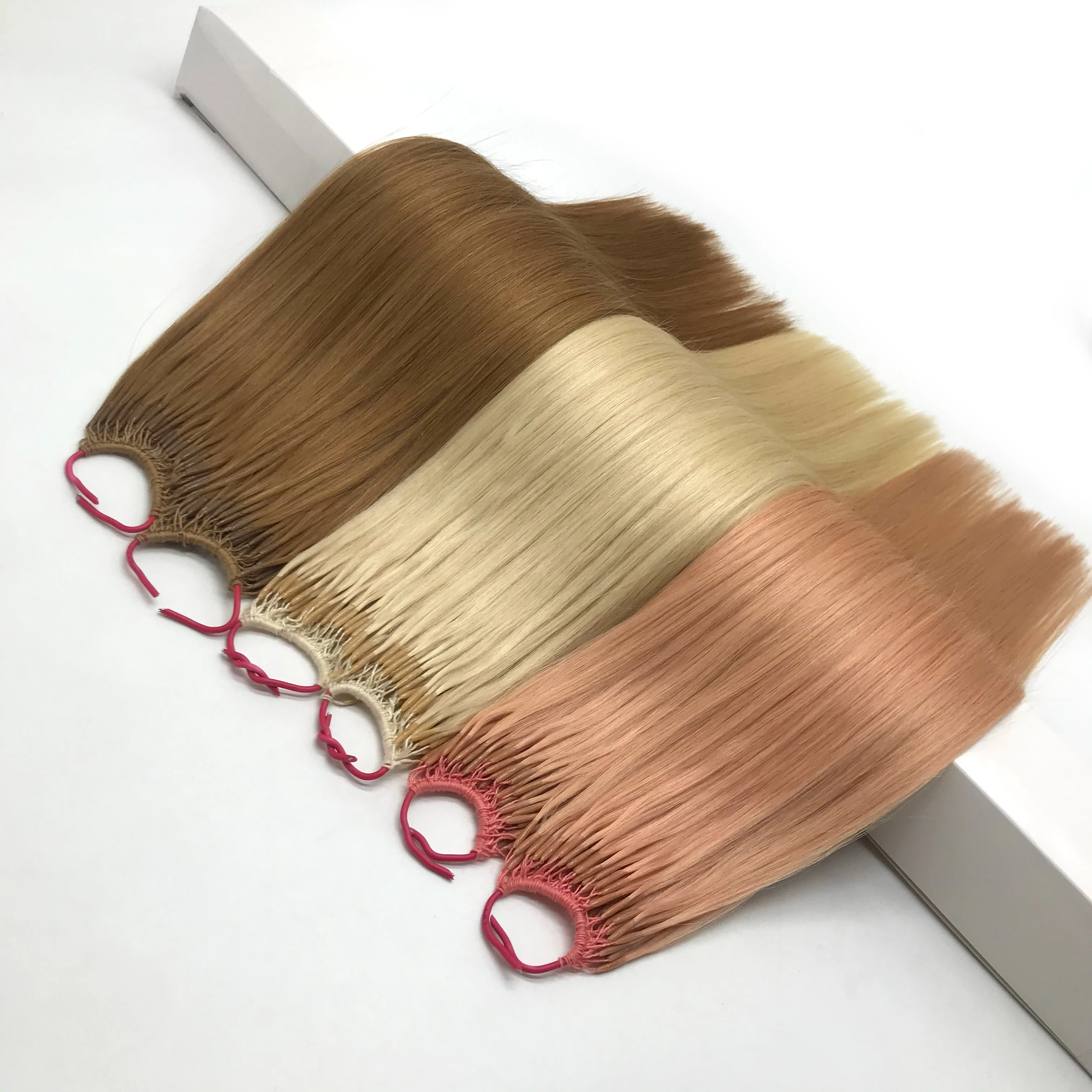 

Wholesale hair vendors 100% virgin double drawn two tips pre bonded hair extensions human