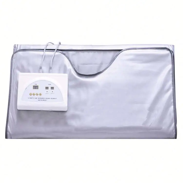 

Amazon Distribute High Quality Slimming Hot Blanket Salon Use Far Infrared Heated Blanket Body Slimming Sauna Blanket, Silver