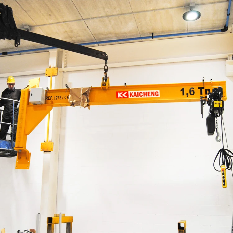 
0.5 1 2 3 4 5 ton wall mounted type 180 degree rotating angle jib crane 