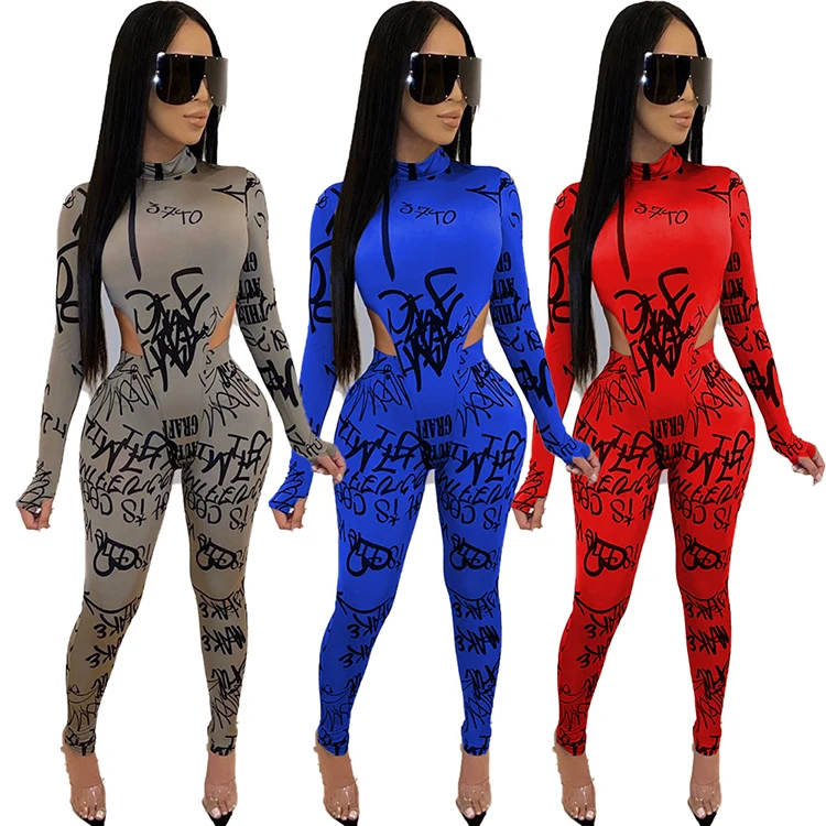 

2020 New women clothes one piece fitted jean one piece women jumpsuits, As shown