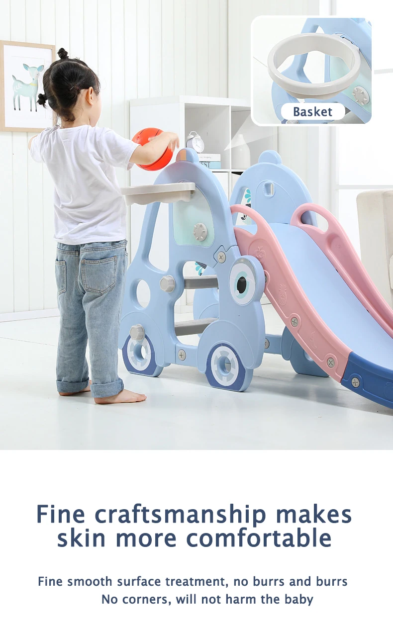 Feelkids Indoor Multi-Combination Baby & Kids Playhouse with Plastic Slides details