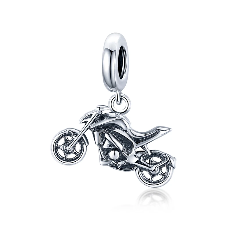 

SCC1712 new style pendant jewelry 925 silver motorcycle charms