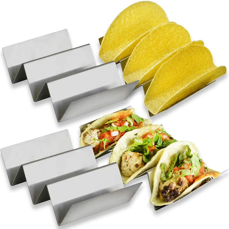 

Most Plates Stainless Steel Kitchen Taco Holder