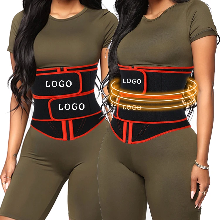 
Feelingirl Custom Logo Double Belt Compression Plus Size Shapewear Women Corset Latex Waist Trainer Cincher 