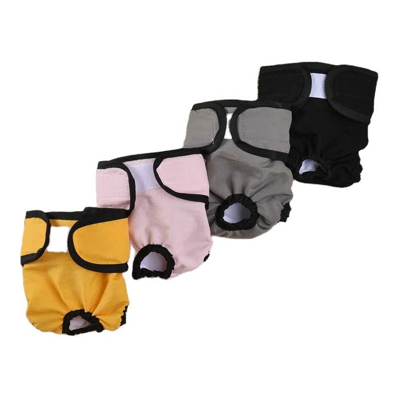 

New Designs Solid Color Pet Diaper For Male Reusable Washable Convince Dog Diaper Products