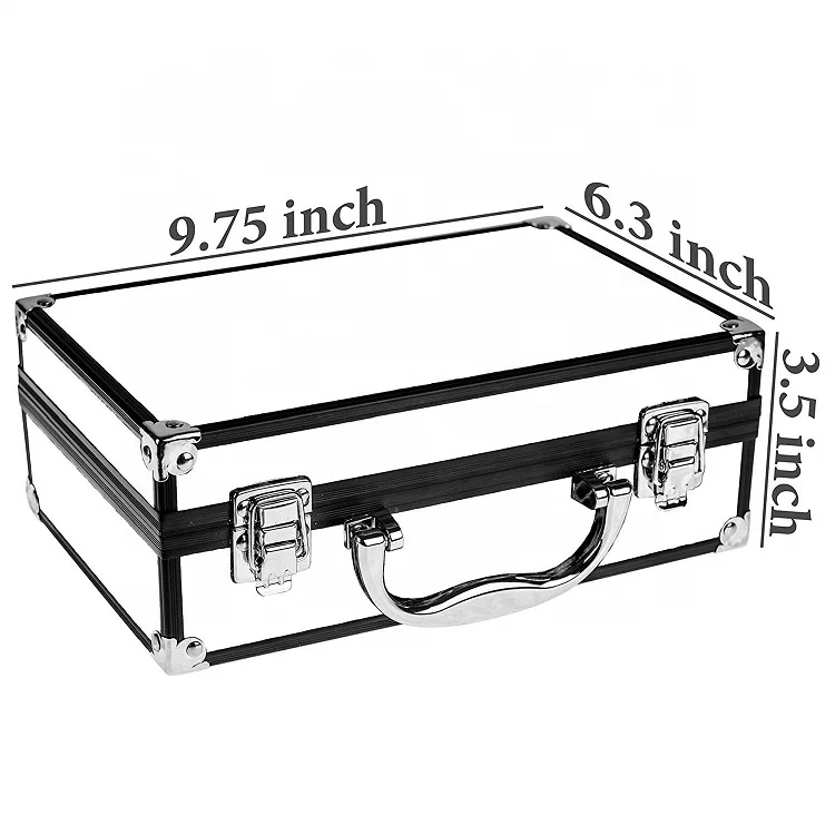 
Branded Girl Complete Vanity Aluminium Beauty Cosmetic Box Full Makeup Set 