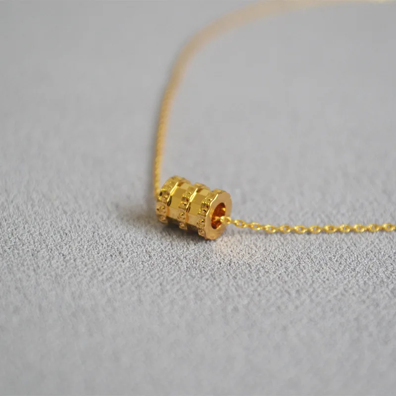 

High quality brass material plating 18K gold plated pendant necklace