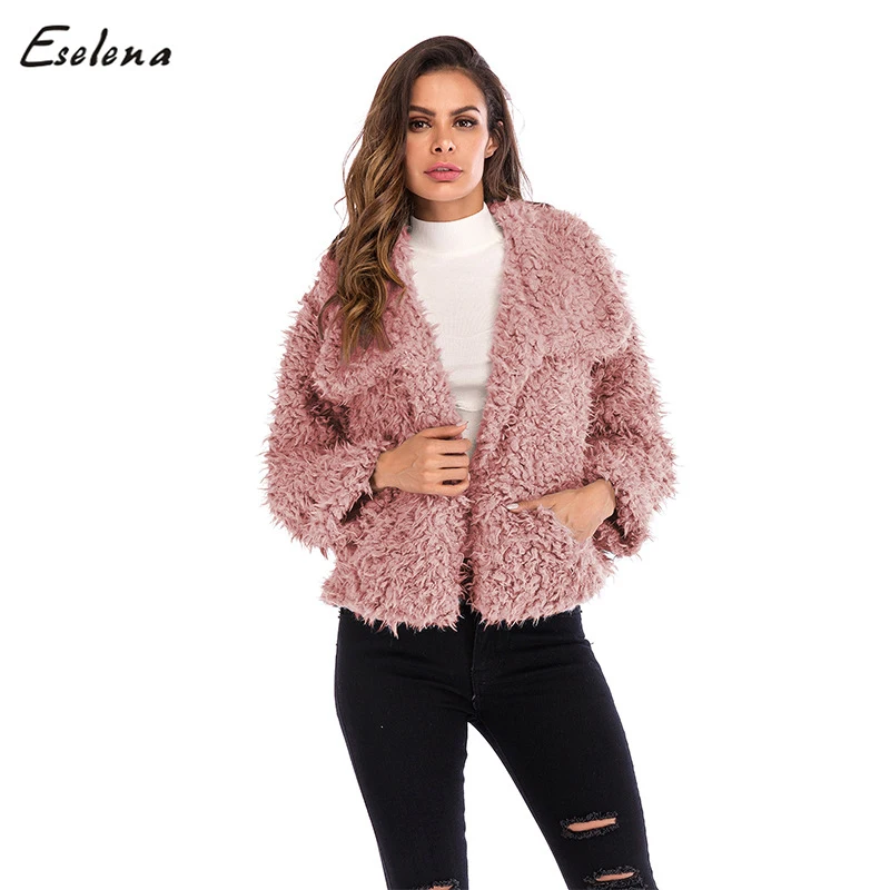 

Factory wholesale winter hairy women plus size sweater cardigan vintage wool top winter lady fur coat