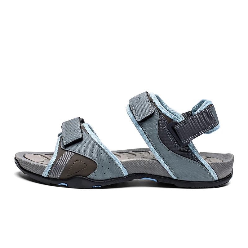

Wholesale new style PU outdoor sandals sport beach sandals for men, Black,blue, navy, khaki