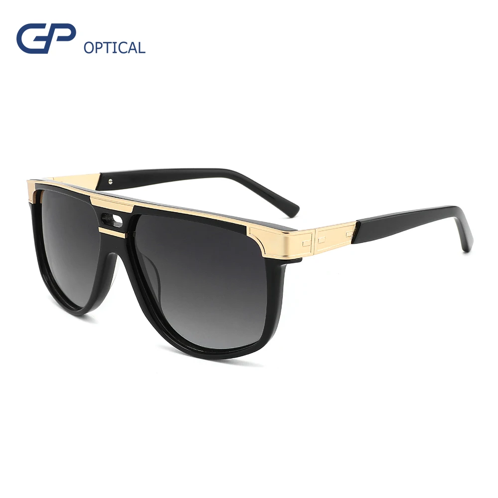 

Gold acetate frame sun glasses ready stock acetate frame polarized sunglasses manufacturer acetate sunglasses
