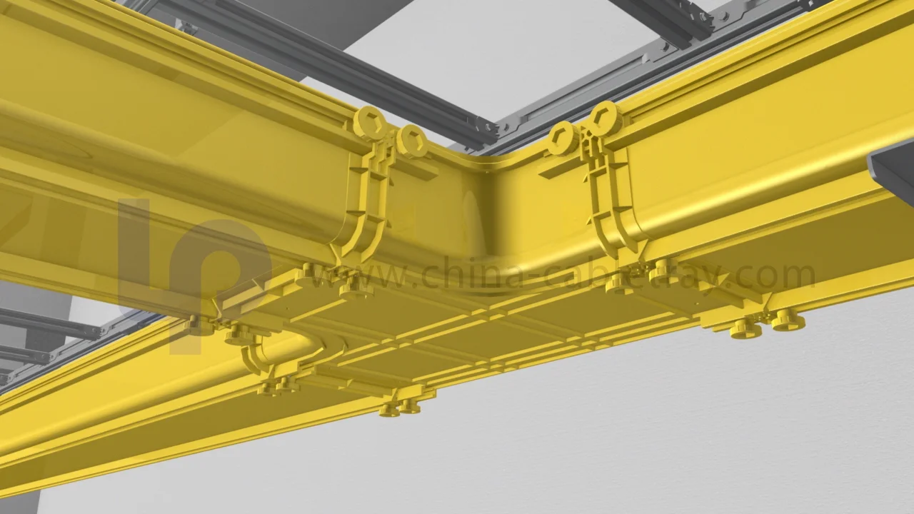 Ningbo Lepin Factory 200mm Optical Fiber Tray Equipment Pvc Abs Yellow