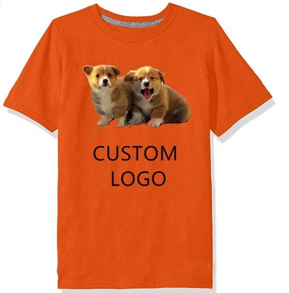 

organic cotton youth wear girls boys clothes children kids printed tshirt plain cotton t-shirts
