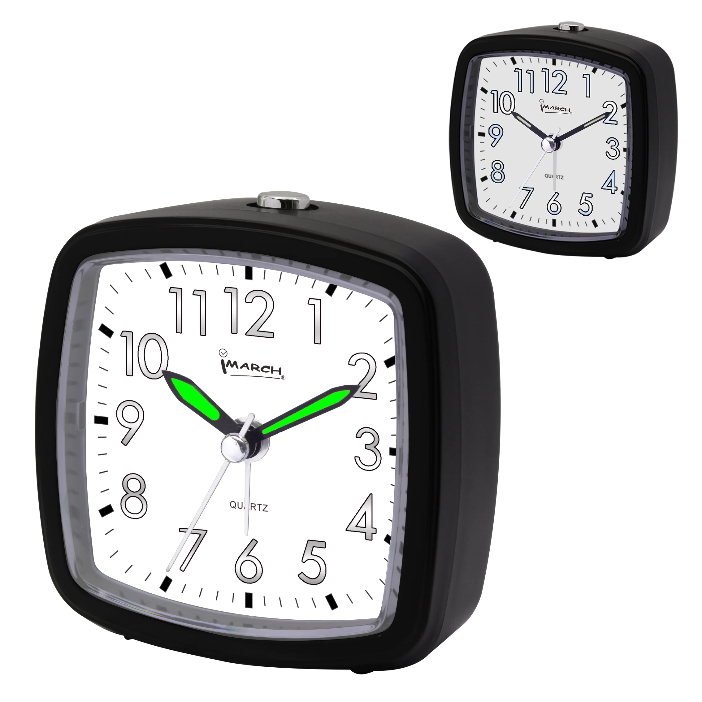 

2020 Imarch Laser dial no-ticking desk alarm clock