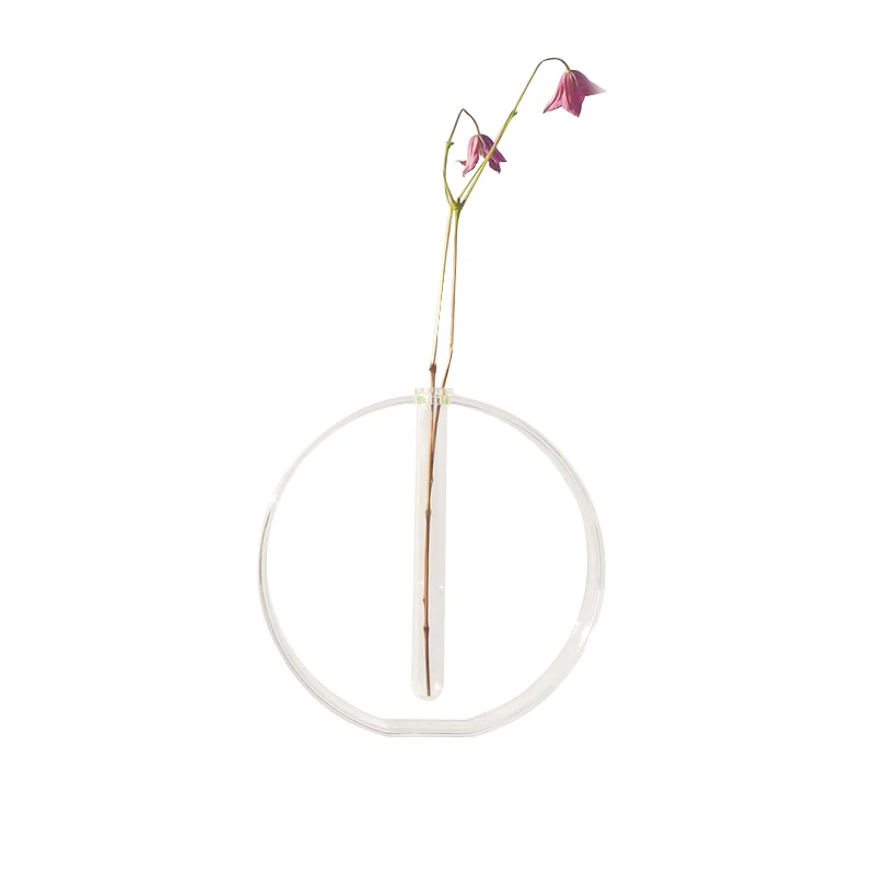 

Acrylic transparent test tube vase limited edition simple Zen decorative ornaments