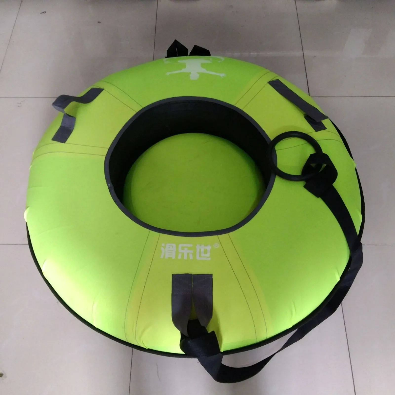 Double Seat Hard Bottom Rubber Nylon Cover Inflatable Winter Heavy Duty