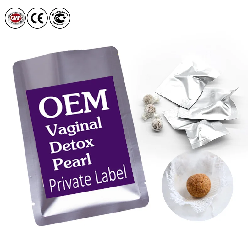 

2019 Hot Sale Chinese Herbal OEM Private Label Feminine Hygiene Womb Wellness Yoni Detox Pearl