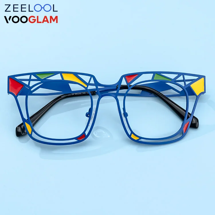 

Zeelool Wholesale Square metal Frames eyeglasses eyewear frame eyeglasses optical frames glasses for women