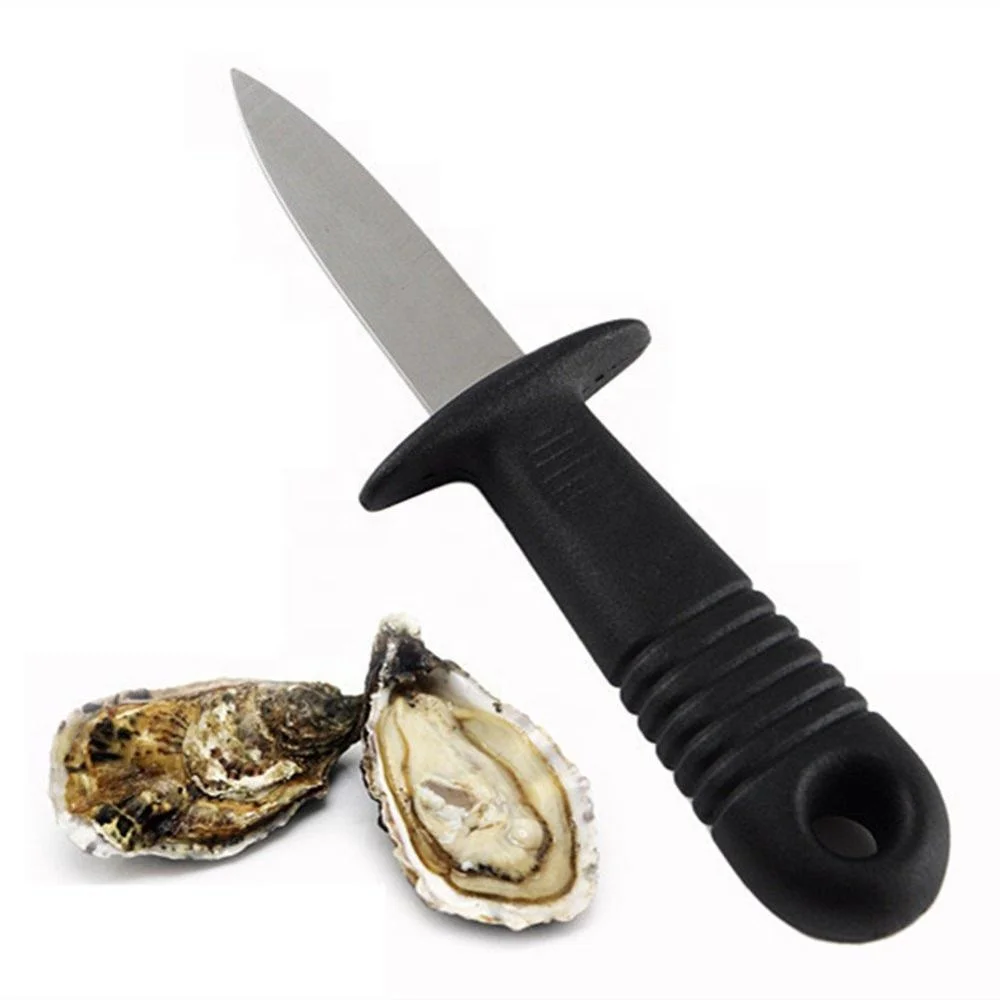 

Low MOQ Wholesales High Quality Stainless Steel Oyster Knife, Black