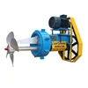 Easy installation pulp chest agitator for waste paper recycling