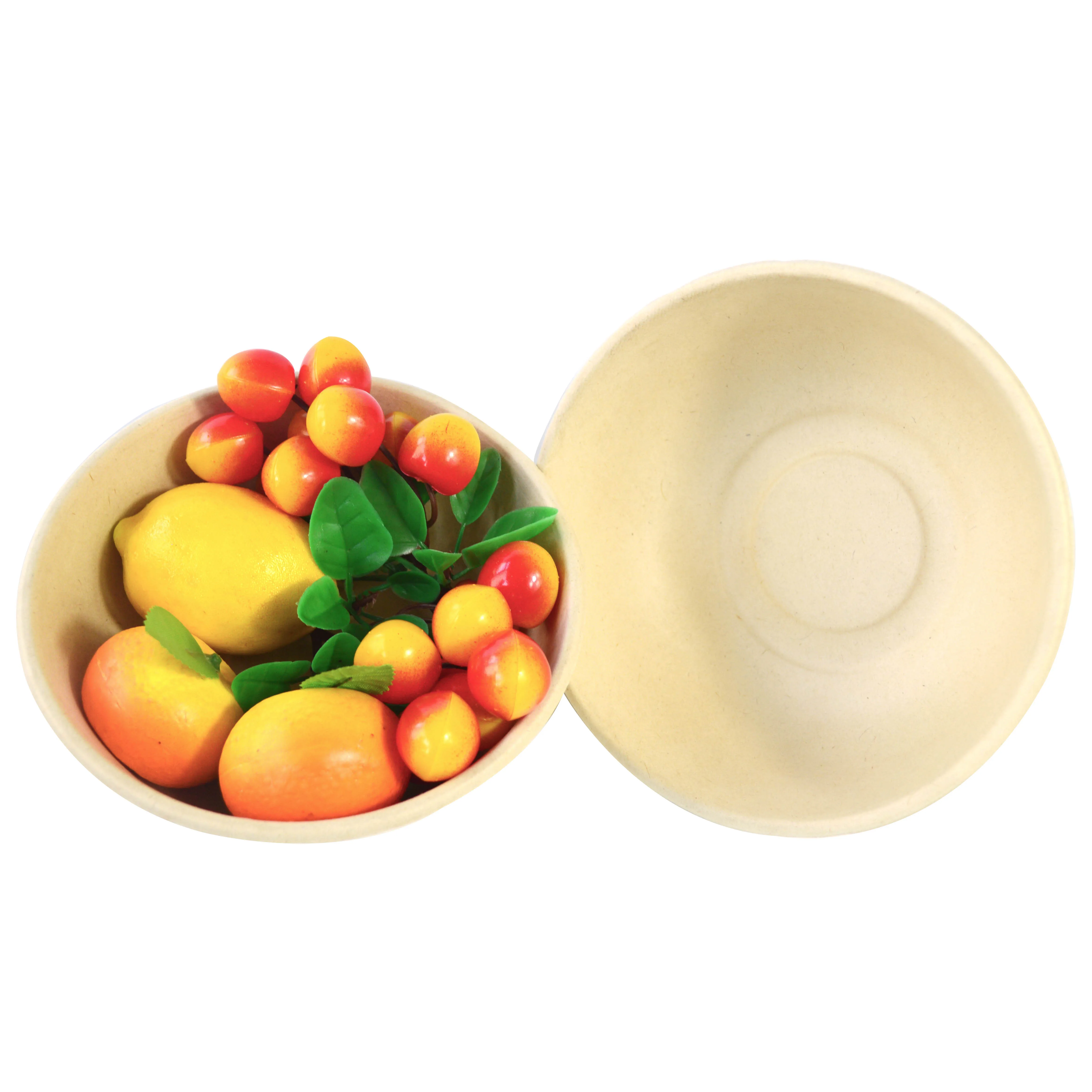 

350 ml Wholesale Biodegradable Smoothie Bowl Disposable Paper Bagasse Bowl