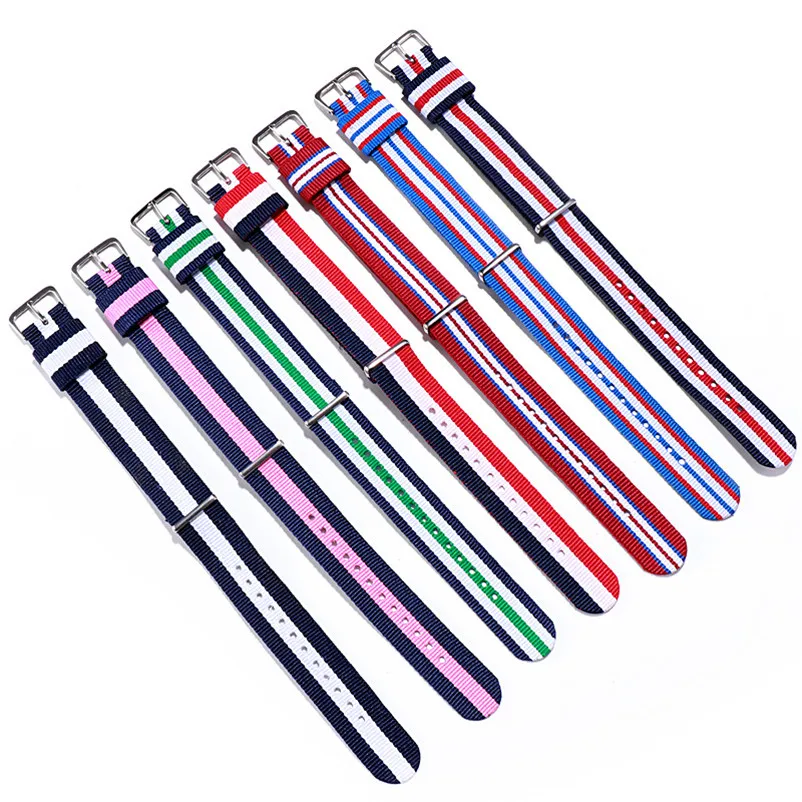 

All Normal Sizes Custom Color Fabric Nato Zulu Style Nylon Strap, All normal colors