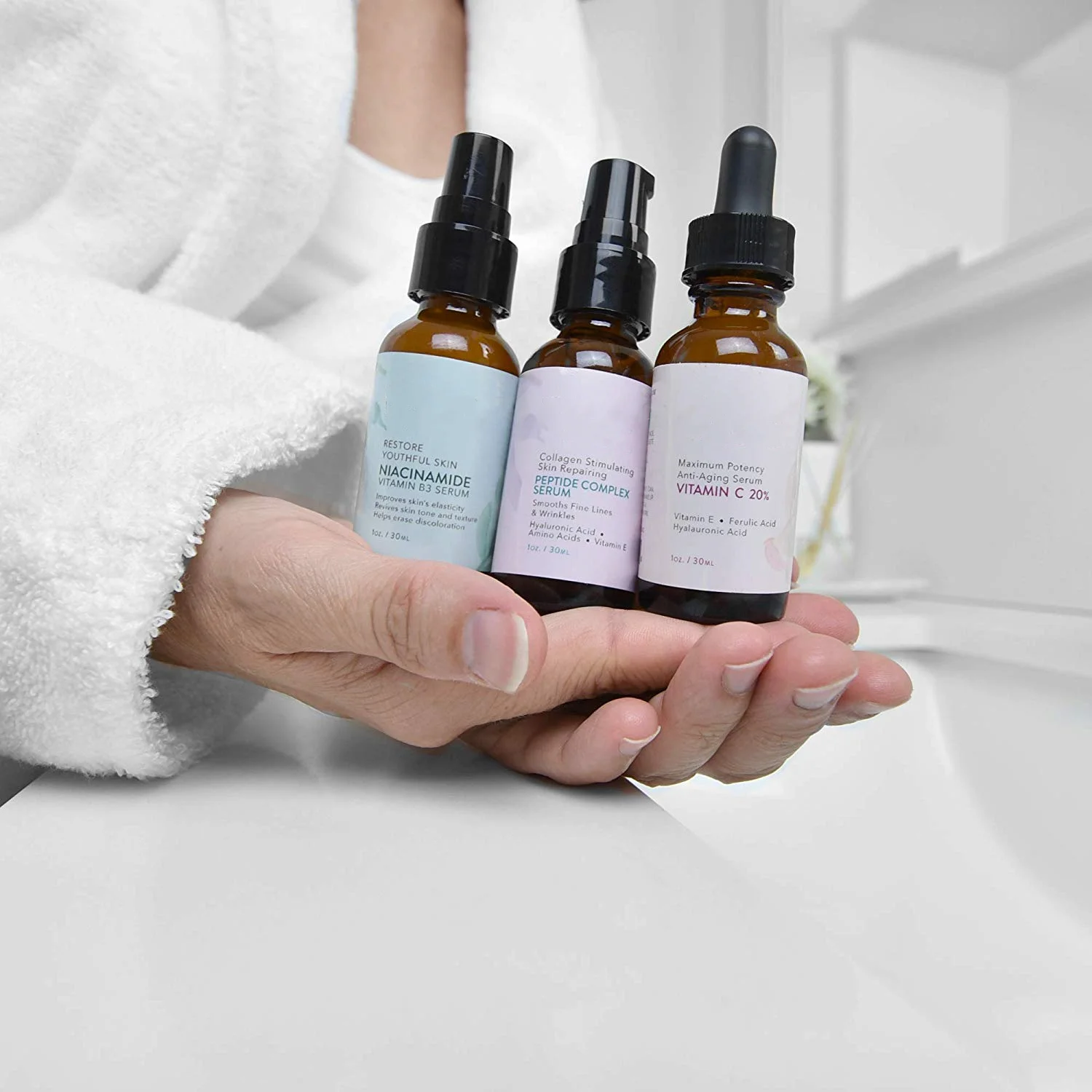 peptide serum and vitamin c