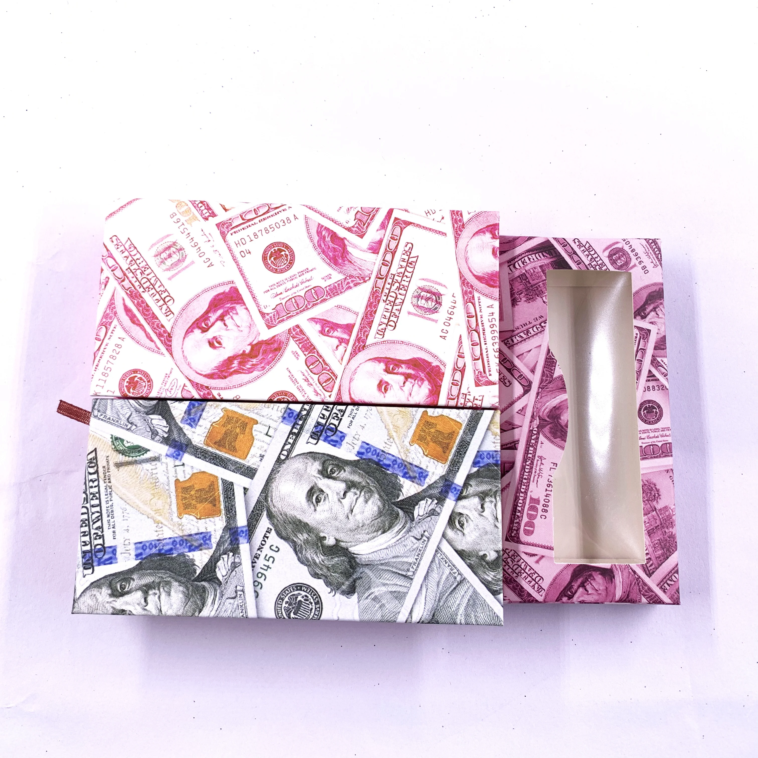 

Free sample wholesale make your own brand custom 25mm 3d mink eyelashes luxury lash packaging money lashbox vendor