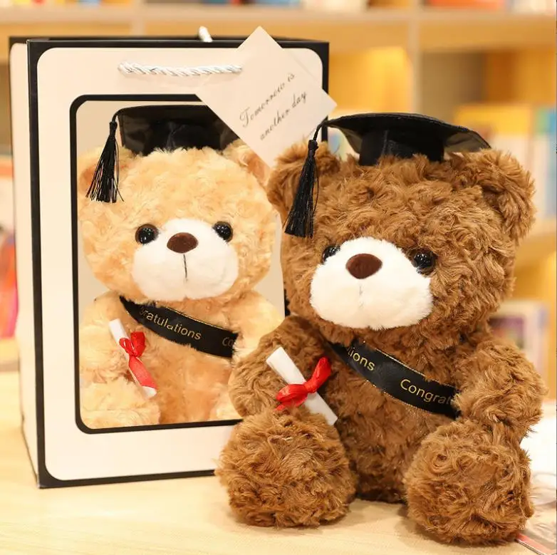 

New Arrival Graduation Gift Teddy Bear Stuffed Animals Plush Toys Custom Graduation Bears Wholesale