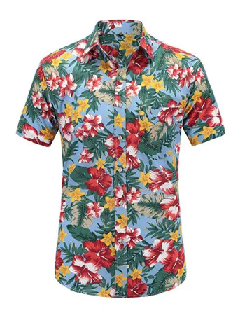 

OEM/ODM Wholesale Cheap Custom Printed Hawaiian Shirt For Men