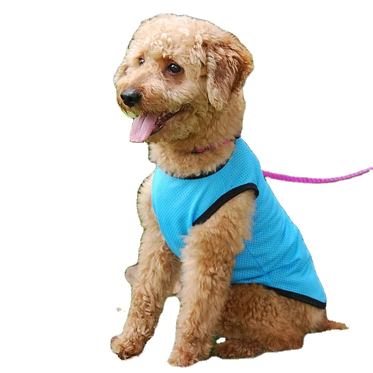 

Plain Color Pet Clothes summer dog clothes, Light green pink blue