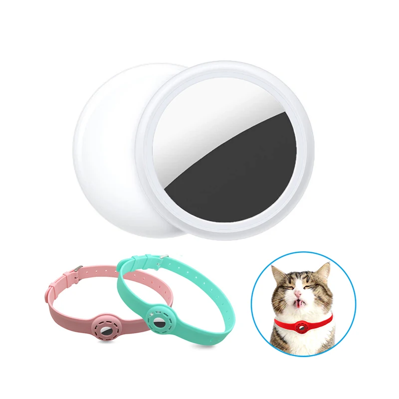 

Bluetooths 4.0 Anti Lost Wireless Gps Mini Apple Key Finder Locator Tracking Silicone Airtag Cat Dog Air Tag Tracker Pet Collar, As picture/ custom