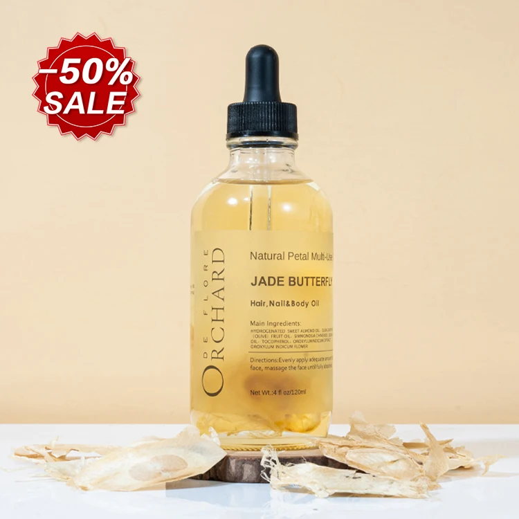 

Essential oil plant bath nourish moisturize whitening and slimming mnassage SPA jade butterfly multi-use oil