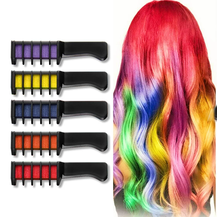 

hair dye professional hair tint DIY hair dye chalk comb brush