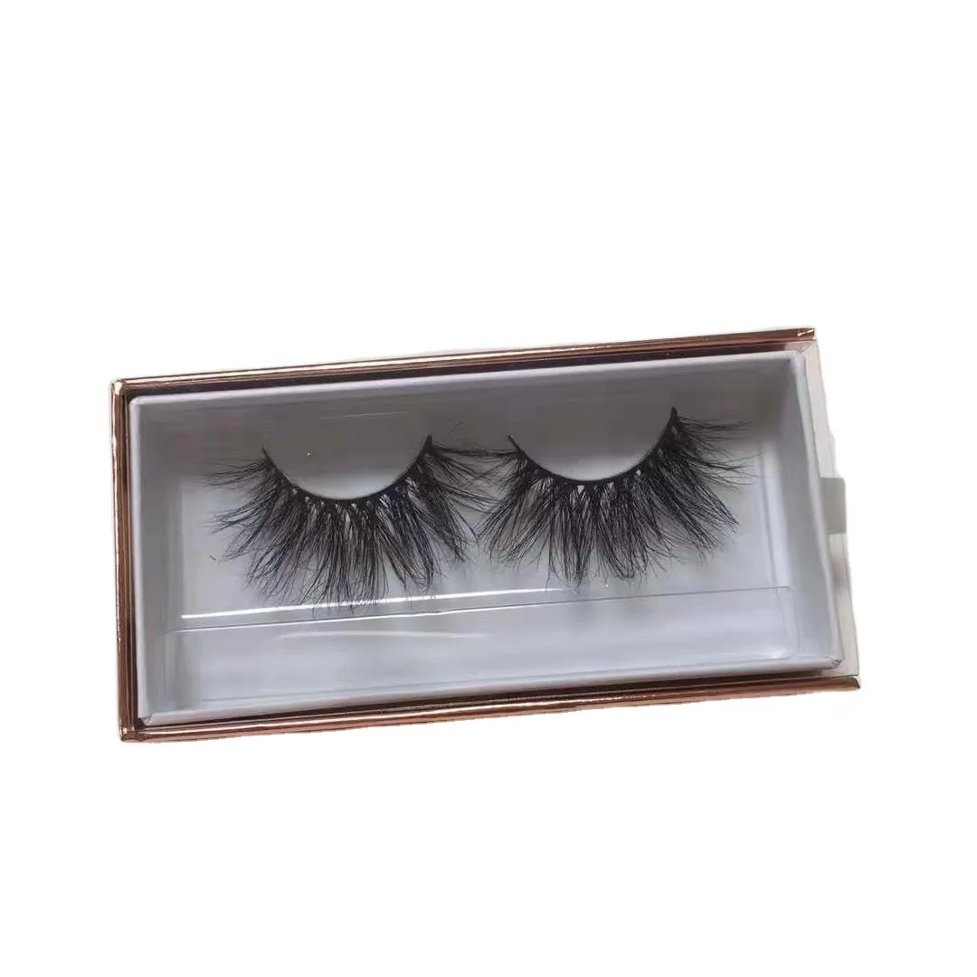 

New Arriving free sample eyelashes vendors eyelash custom packaging box 5d mink strip lashes 3d mink eyelashes, Black color