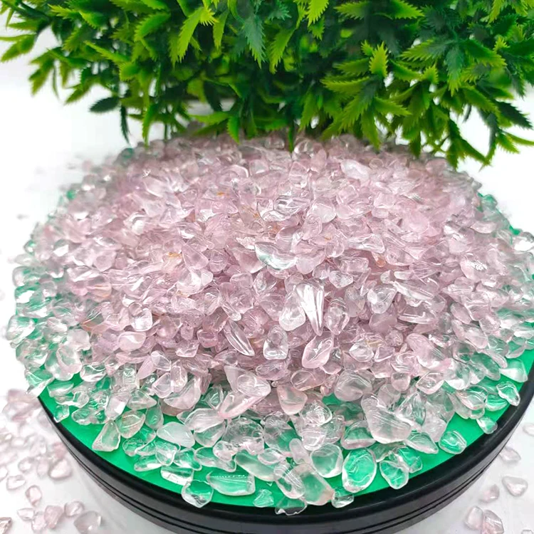 Bulk Wholesale Natural Gemstone Chips Healing Rose Quartz Chips Crystal