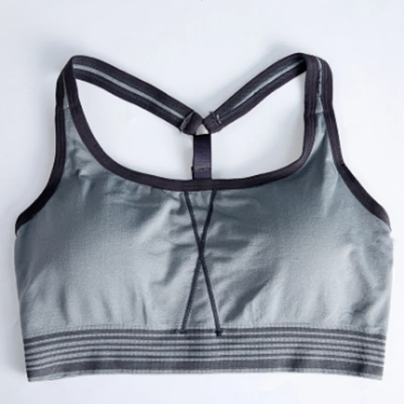 

New adjustable Y-shape back sports bra, fashionable rimless running Yoga shockproof sports underwear