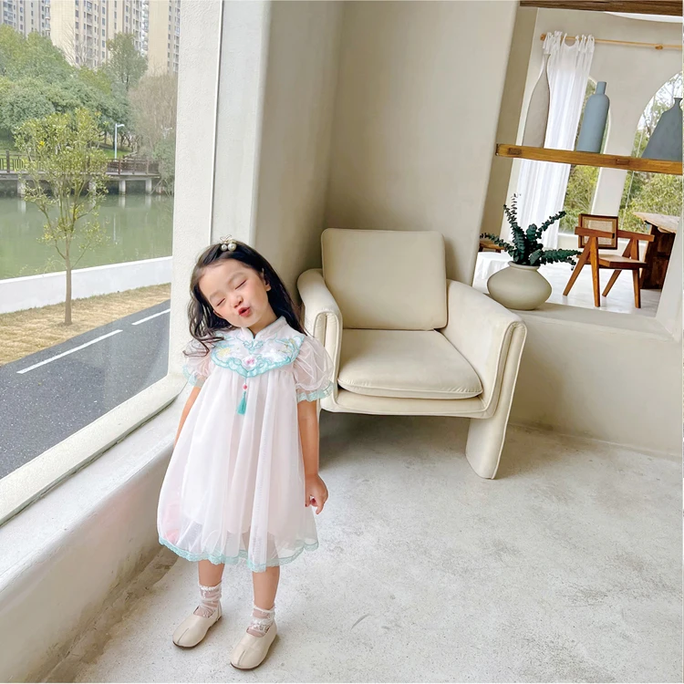 

2022 new kids clothing lovely clothes girl dress girls summer dress princess cinderella girl dress