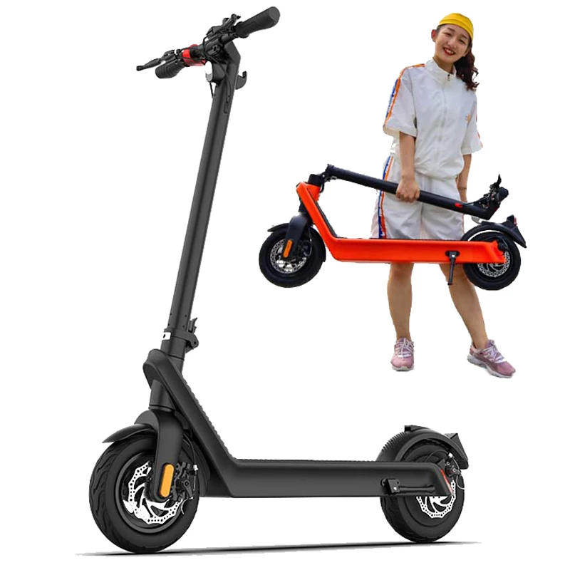 

New Hx EU US warehouse dropshipping fast moped escooter Adult 500W 1000W 36V 10 inch mobility Off Road Foldable Electric Scooter
