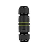 Joint Lamp Cable Nylon Outdoor Black IP68 Quick Installed Silicone Ring M16 3Pin Waterproof Wire Connector