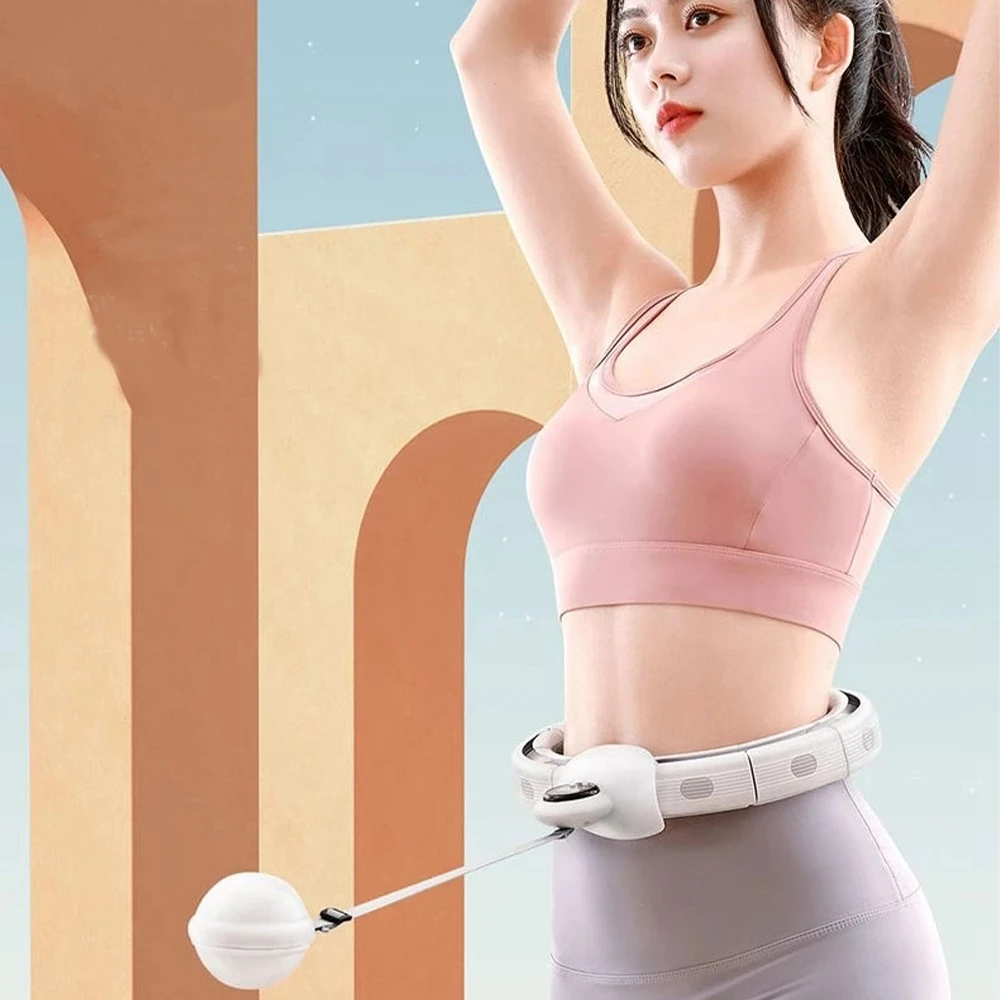 

Home Meiking Professional Fitness not fall off weighted Digital counter Detachable hula ring hooping for adults and kids weight