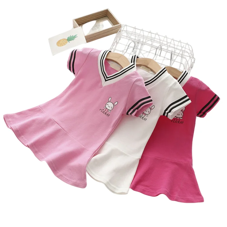 

Hot style vintage floral sleeveless round-neck frock kids clothing girls dresses girl smock dress