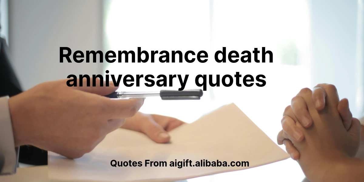 remembrance death anniversary quotes